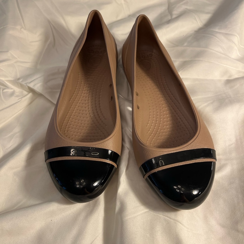 Croc Ballet Flats